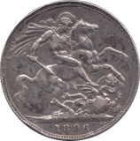 1896 CROWN ( GF ) LX - CROWN - Cambridgeshire Coins