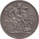 1896 CROWN ( GF ) LX - CROWN - Cambridgeshire Coins