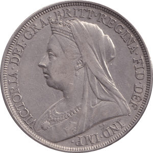 1896 CROWN ( GVF ) - CROWN - Cambridgeshire Coins
