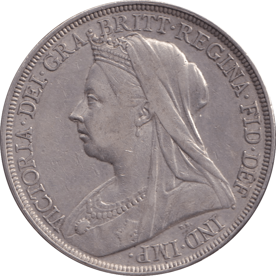 1896 CROWN ( GVF ) - CROWN - Cambridgeshire Coins