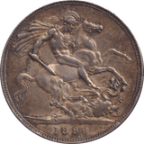 1896 CROWN ( GVF ) - CROWN - Cambridgeshire Coins