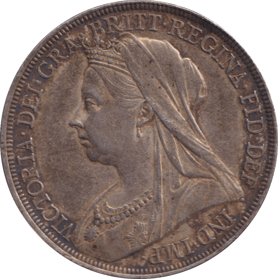 1896 CROWN ( GVF ) - CROWN - Cambridgeshire Coins