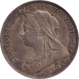 1896 CROWN ( GVF ) - CROWN - Cambridgeshire Coins