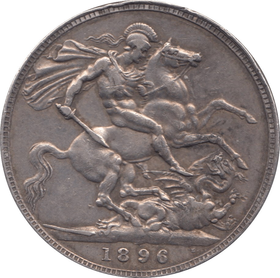 1896 CROWN ( GVF ) - WORLD COINS - Cambridgeshire Coins
