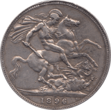 1896 CROWN ( GVF ) - WORLD COINS - Cambridgeshire Coins