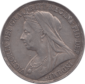 1896 CROWN ( GVF ) - WORLD COINS - Cambridgeshire Coins