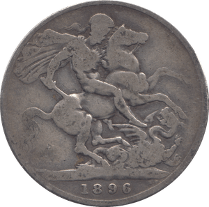 1896 CROWN ( NF ) - CROWN - Cambridgeshire Coins