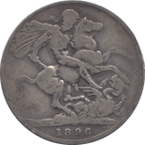 1896 CROWN ( NF ) - CROWN - Cambridgeshire Coins