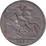 1896 CROWN ( NF ) - CROWN - Cambridgeshire Coins