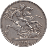 1896 CROWN ( VF ) - CROWN - Cambridgeshire Coins