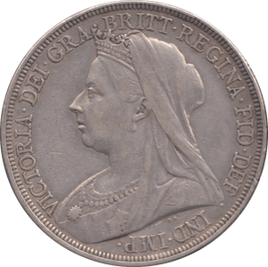 1896 CROWN ( VF ) - CROWN - Cambridgeshire Coins