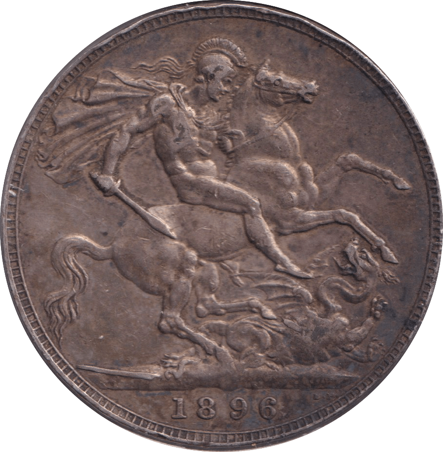 1896 CROWN ( VF ) - CROWN - Cambridgeshire Coins