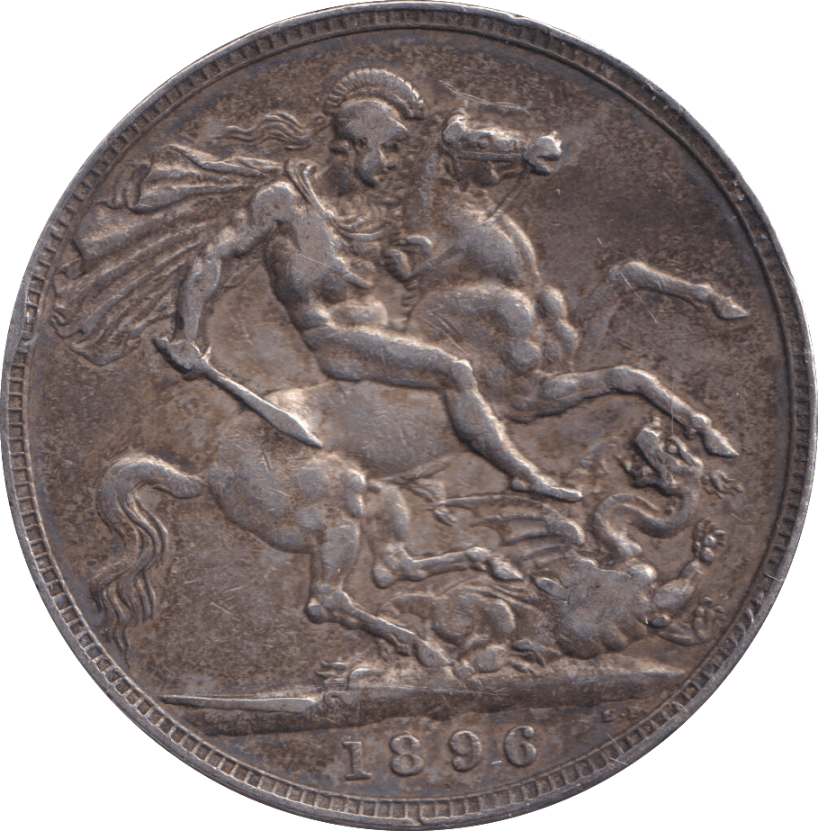 1896 CROWN ( VF ) - CROWN - Cambridgeshire Coins