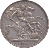 1896 CROWN ( VF ) - CROWN - Cambridgeshire Coins