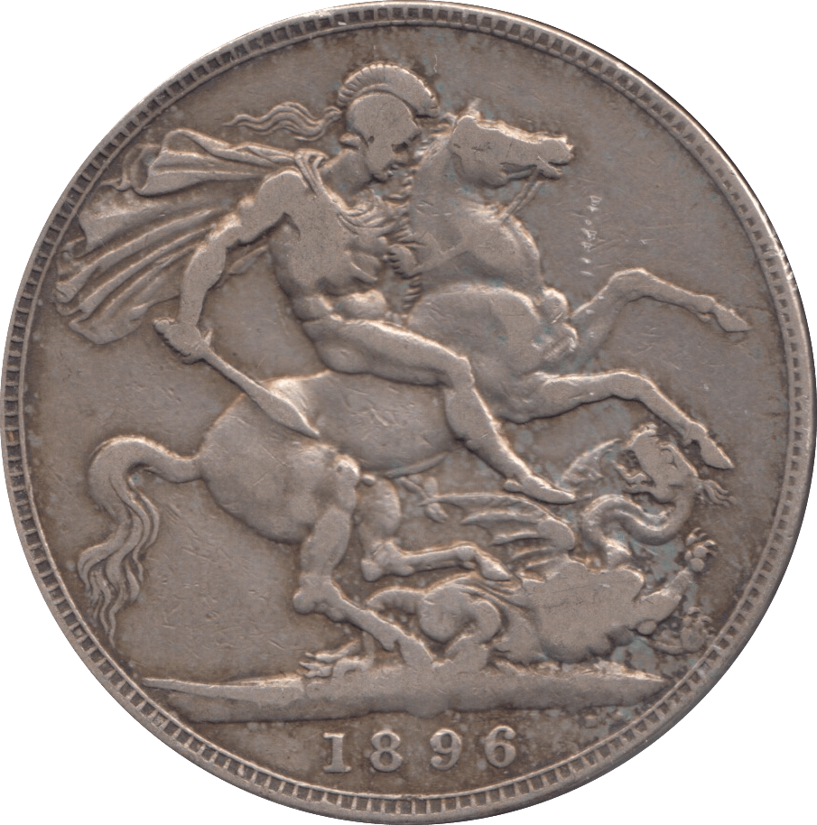 1896 CROWN ( VF ) - CROWN - Cambridgeshire Coins