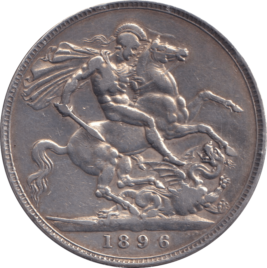 1896 CROWN ( VF ) - CROWN - Cambridgeshire Coins