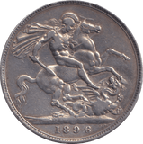 1896 CROWN ( VF ) - CROWN - Cambridgeshire Coins