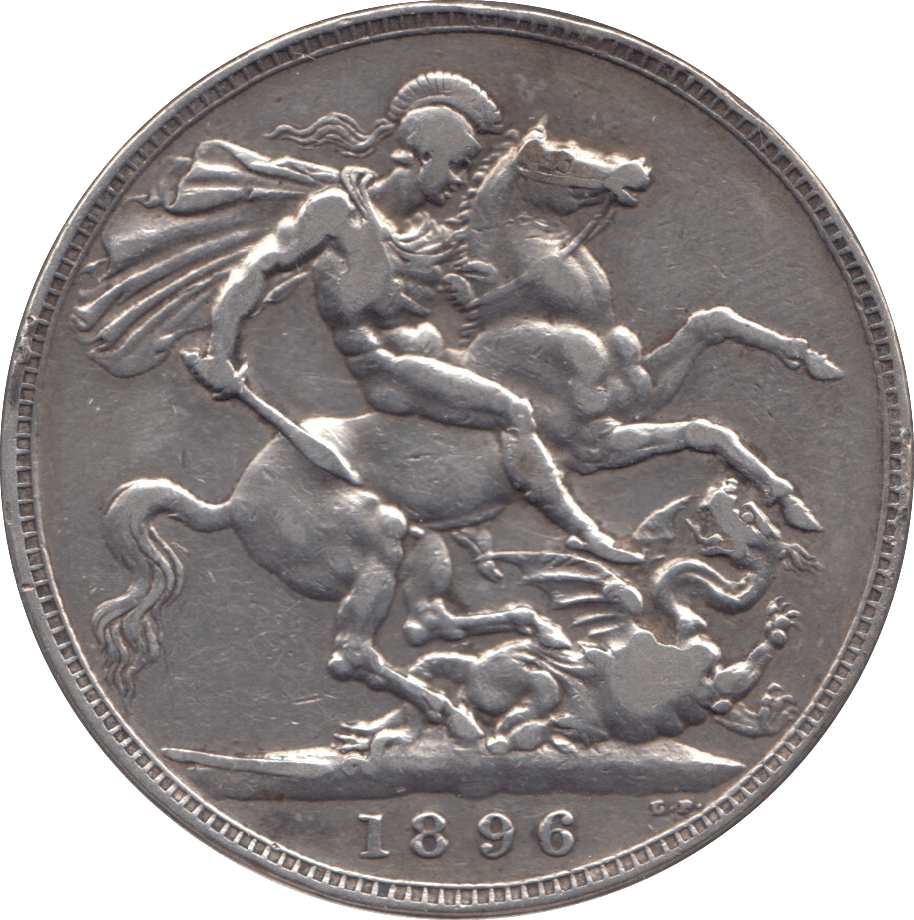 1896 CROWN ( VF ) LX - CROWN - Cambridgeshire Coins