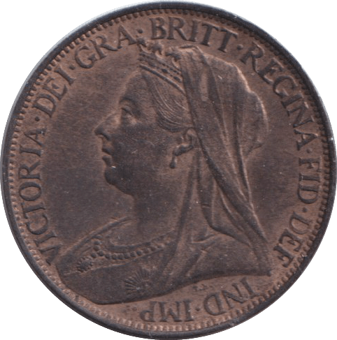 1896 FARTHING ( AUNC ) - FARTHING - Cambridgeshire Coins
