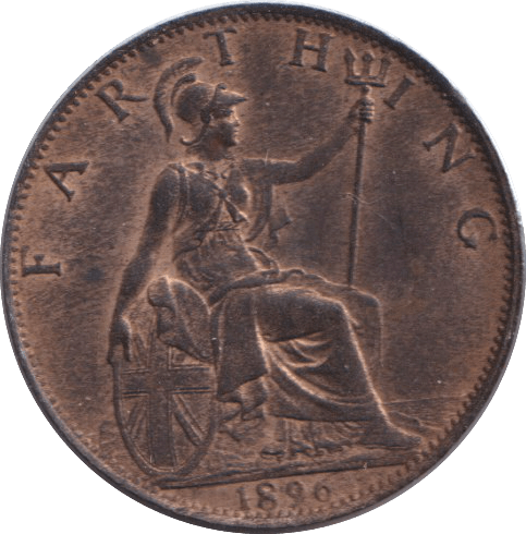 1896 FARTHING ( AUNC ) - FARTHING - Cambridgeshire Coins