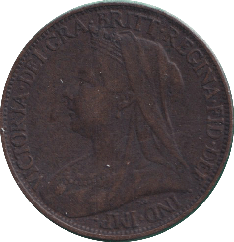 1896 FARTHING ( GF ) - FARTHING - Cambridgeshire Coins