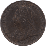 1896 FARTHING ( GF ) - Farthing - Cambridgeshire Coins