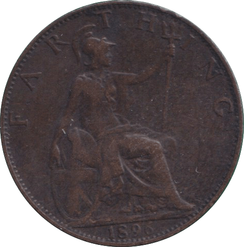 1896 FARTHING ( GF ) - FARTHING - Cambridgeshire Coins