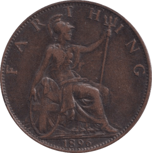 1896 FARTHING ( GF ) - FARTHING - Cambridgeshire Coins