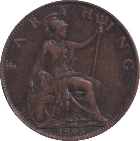 1896 FARTHING ( GF ) - FARTHING - Cambridgeshire Coins