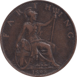 1896 FARTHING ( GF ) - FARTHING - Cambridgeshire Coins