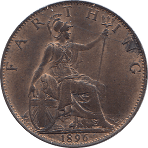 1896 FARTHING ( UNC ) - FARTHING - Cambridgeshire Coins