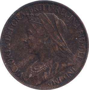 1896 FARTHING ( VF ) - Farthing - Cambridgeshire Coins