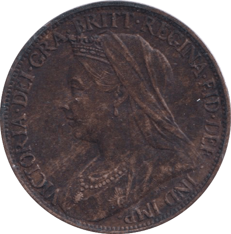 1896 FARTHING ( VF ) - Farthing - Cambridgeshire Coins
