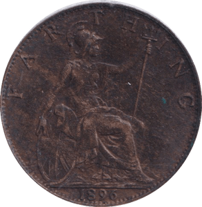 1896 FARTHING ( VF ) - Farthing - Cambridgeshire Coins