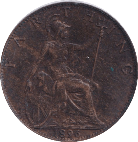 1896 FARTHING ( VF ) - Farthing - Cambridgeshire Coins