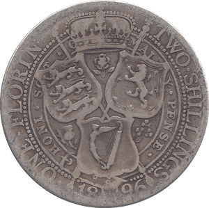 1896 FLORIN ( FINE ) - FLORIN - Cambridgeshire Coins