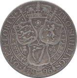 1896 FLORIN ( FINE ) - FLORIN - Cambridgeshire Coins