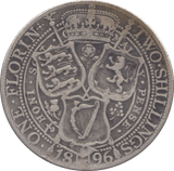 1896 FLORIN ( FINE ) - FLORIN - Cambridgeshire Coins