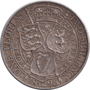 1896 FLORIN ( GVF ) - FLORIN - Cambridgeshire Coins