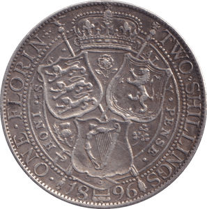 1896 FLORIN ( GVF ) - FLORIN - Cambridgeshire Coins