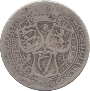 1896 FLORIN ( NF ) - FLORIN - Cambridgeshire Coins