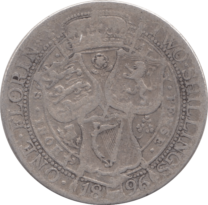 1896 FLORIN ( NF ) - FLORIN - Cambridgeshire Coins