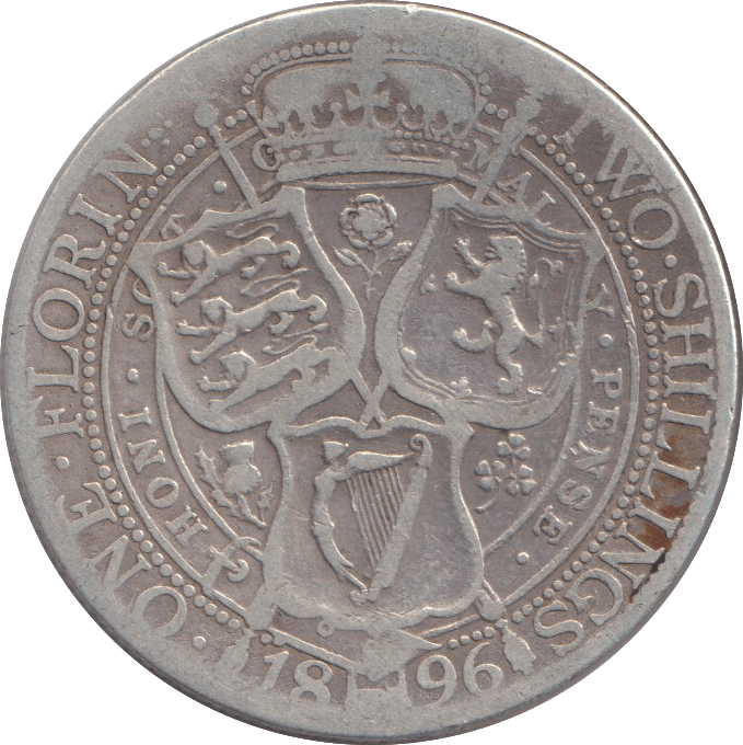 1896 FLORIN ( NF ) - FLORIN - Cambridgeshire Coins