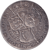 1896 FLORIN ( VF ) - FLORIN - Cambridgeshire Coins