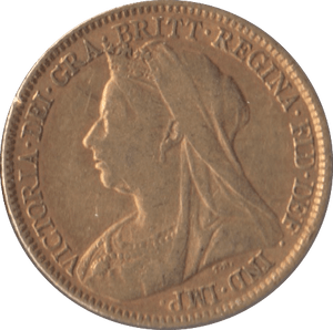 1896 GOLD HALF SOVEREIGN ( GVF ) - Half Sovereign - Cambridgeshire Coins