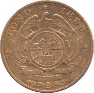 1896 GOLD POND SOUTH AFRICA - Gold World Coins - Cambridgeshire Coins
