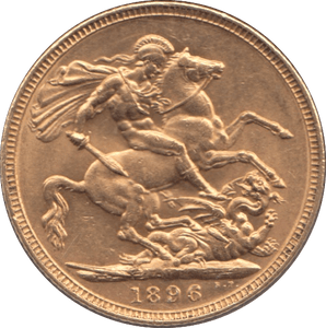 1896 GOLD SOVEREIGN ( AUNC ) MELBOURNE MINT - SOVEREIGN - Cambridgeshire Coins