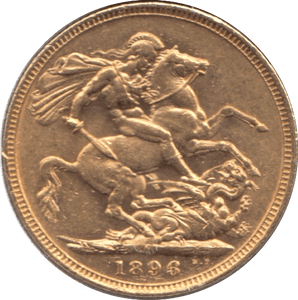1896 GOLD SOVEREIGN ( AUNC ) - SOVEREIGN - Cambridgeshire Coins