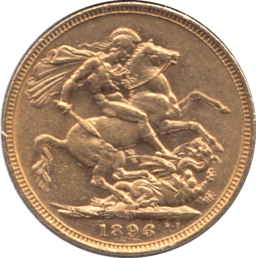 1896 GOLD SOVEREIGN ( AUNC ) - SOVEREIGN - Cambridgeshire Coins