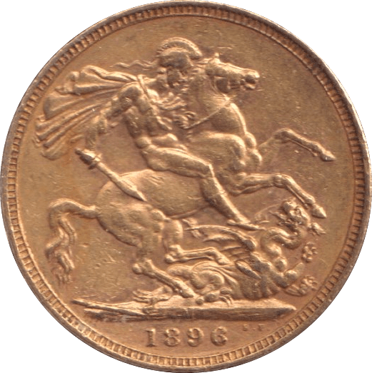 1896 GOLD SOVEREIGN ( EF ) MELBOURNE MINT - Sovereign - Cambridgeshire Coins